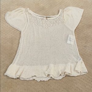 NWT Nordstrom Cream Top